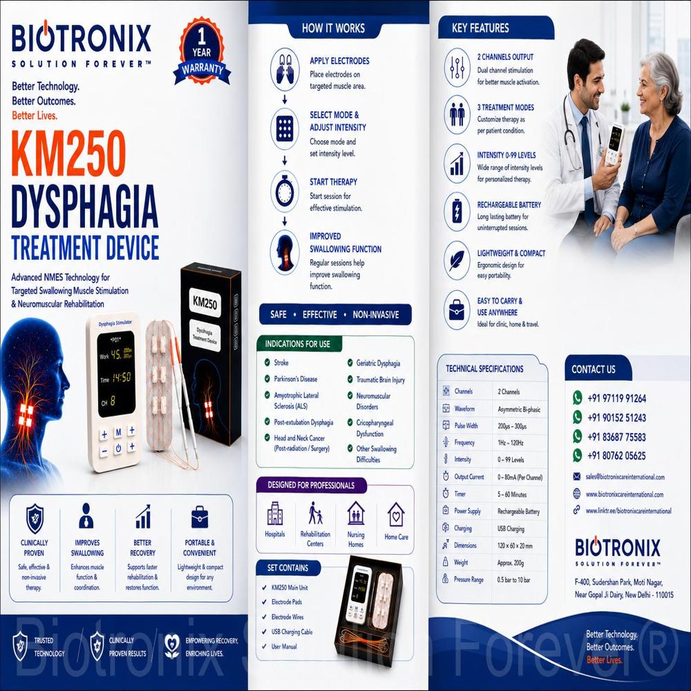 KM-250 Digital NMES Therapy for Dysphagia