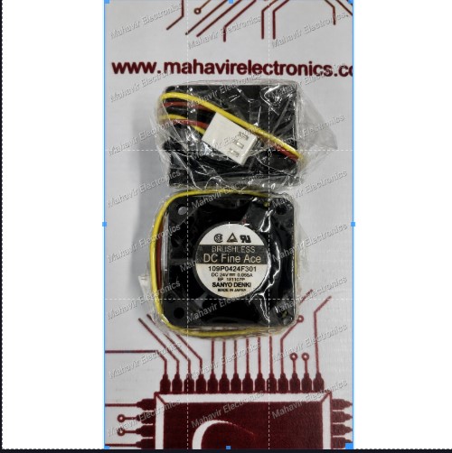 Sanyo Denki 109P0424F301 Brushless Dc Cooling Fan - Power: 0.05 Ampere (Amp)