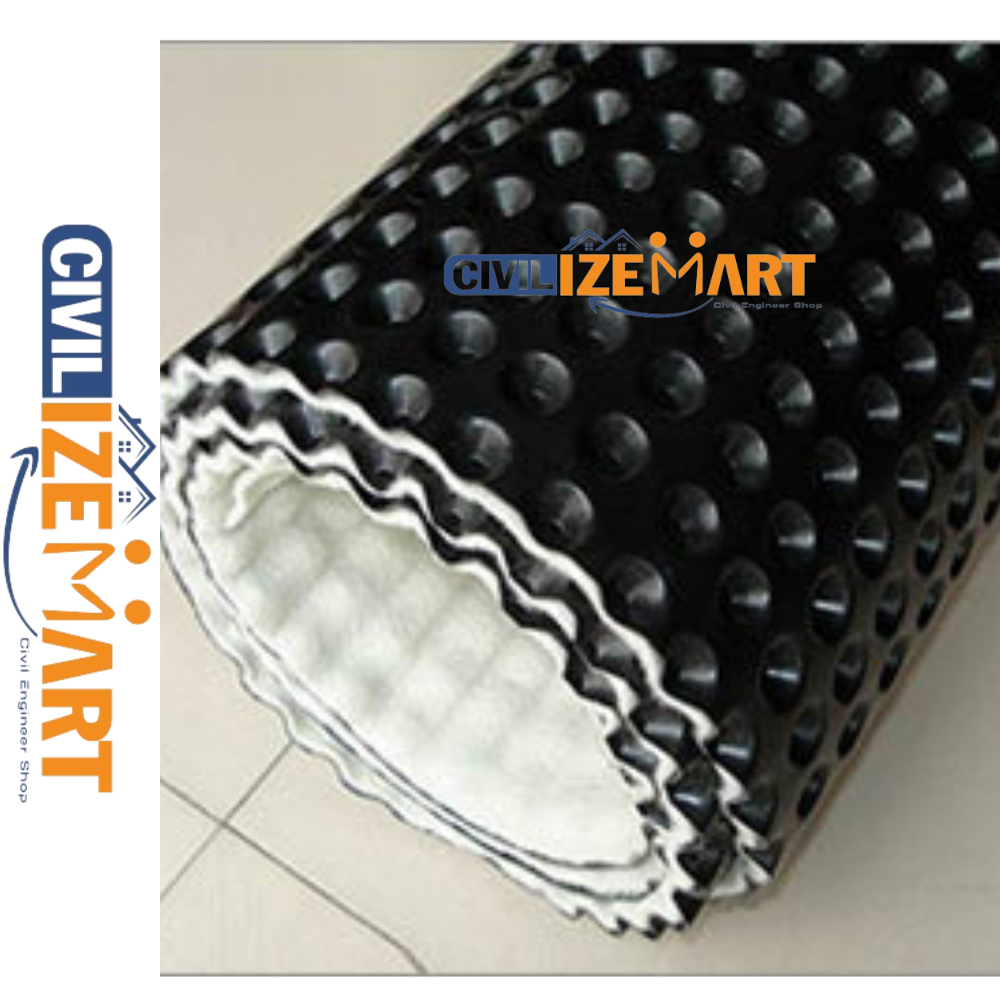 Dimple Board 8mm With Geotextile