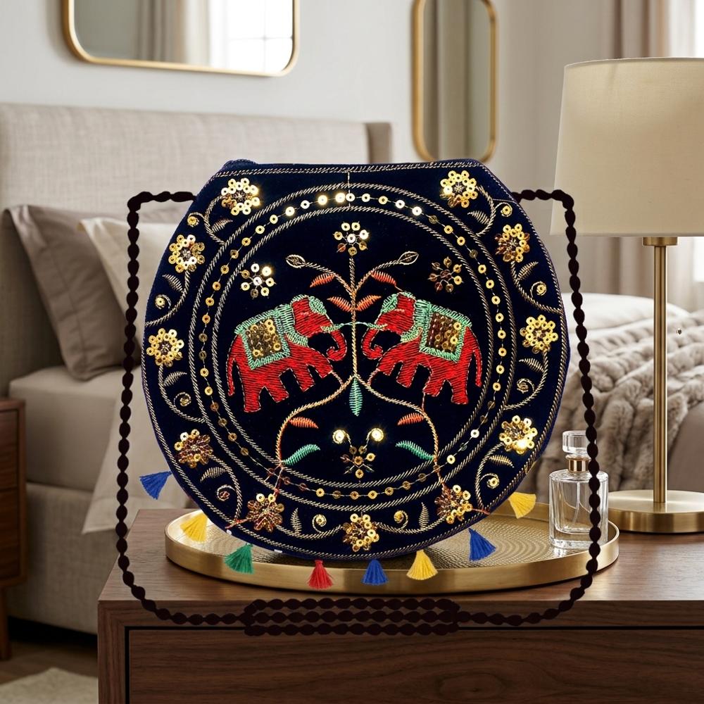 Designer Traditional Elephant Shoulder Bag for Women