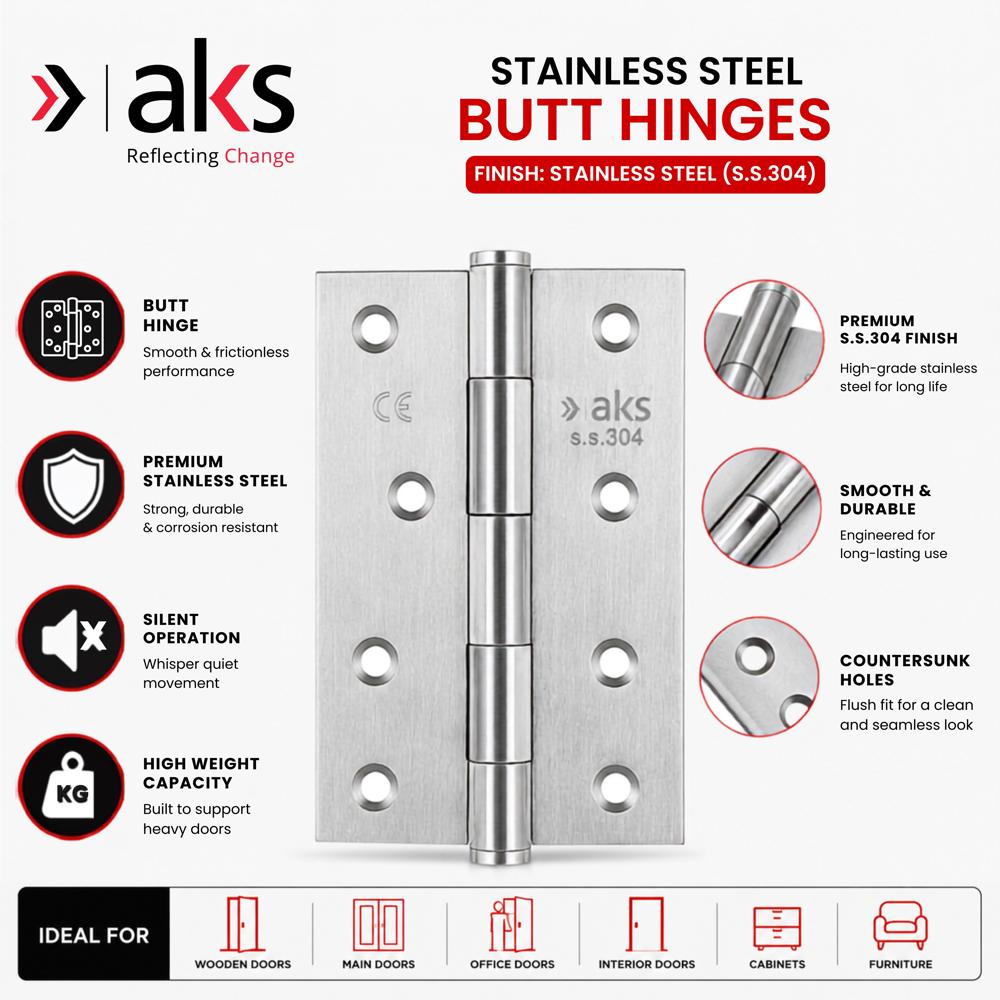 Butt Hinges - Application: Main Door