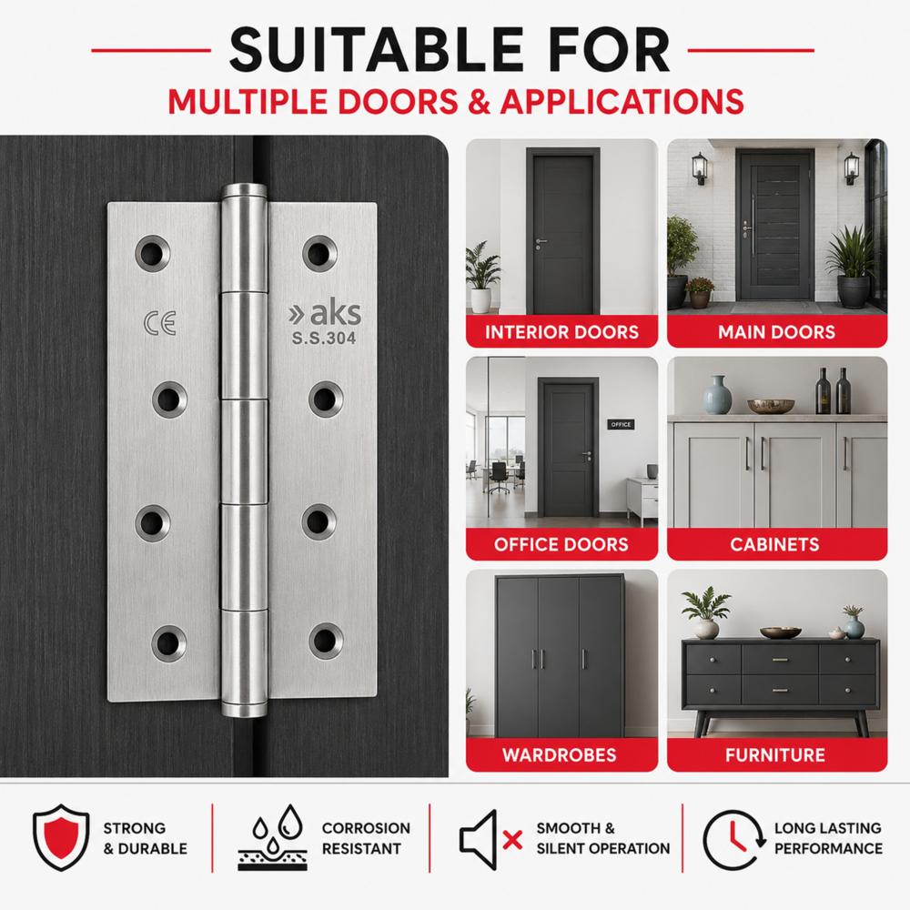 Butt Hinges - Application: Main Door