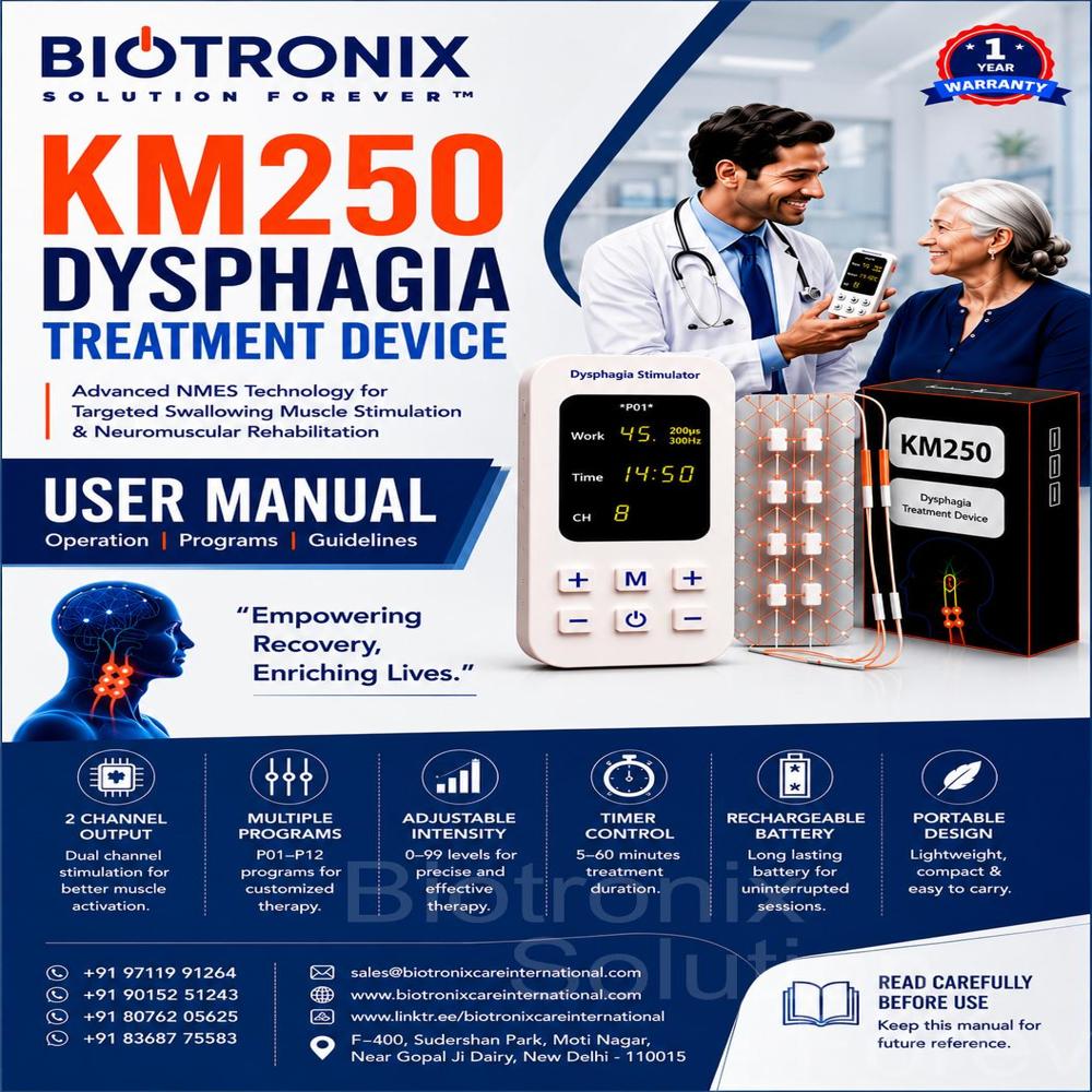 KM-250 Advanced Neuromuscular Dysphagia Stimulator