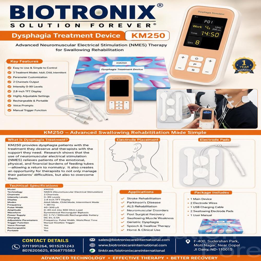 KM-250 Advanced Neuromuscular Dysphagia Stimulator