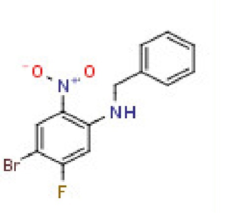 N-Benzyl-4- bromo-5- fluoro-2-nitroaniline