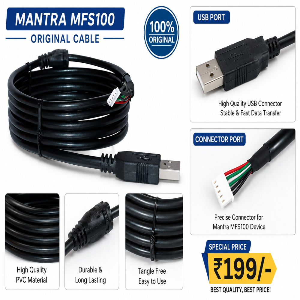 Mantra Mfs100 L0 Original Cable - Color: Black
