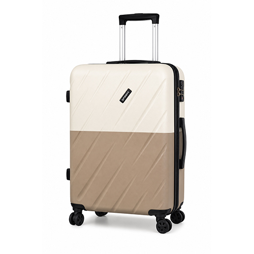 Dual-Tone Textured a Cream & Khaki