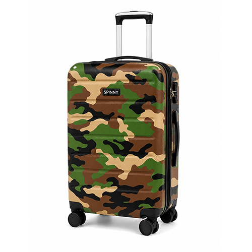 Camouflage Printed ABS Trolley