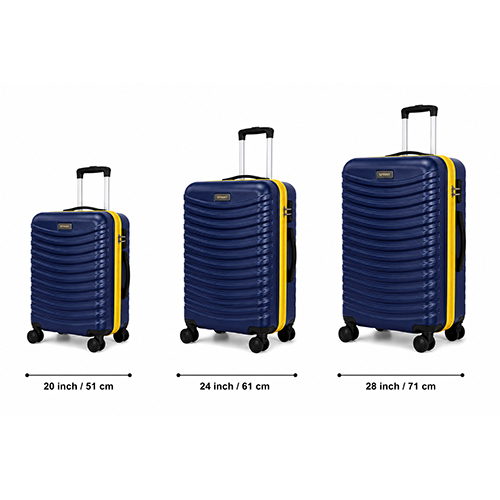 M11 Textured  Navy Blue  Yellow Contrast Fitting