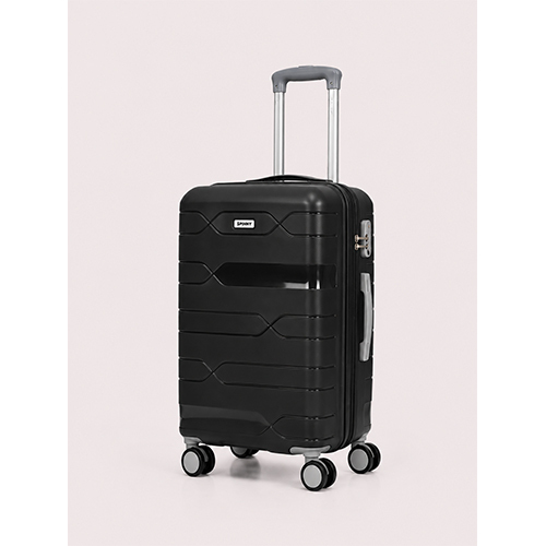 Premium Black PP Trolley Luggage a Black Fitting