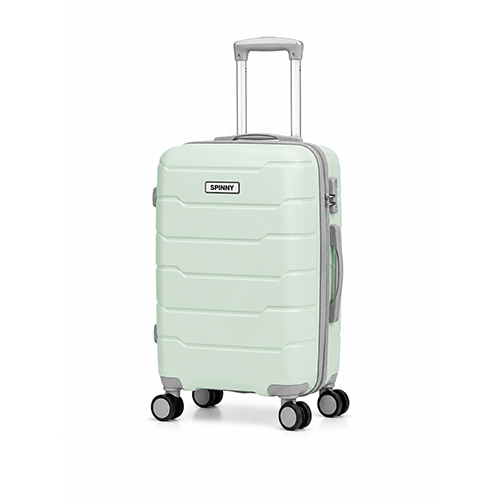 Mint Green PP Trolley Luggage  Gray Fitting