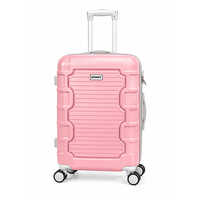 Pink Pp Trolley Luggage Box Design A   Gray Fitting