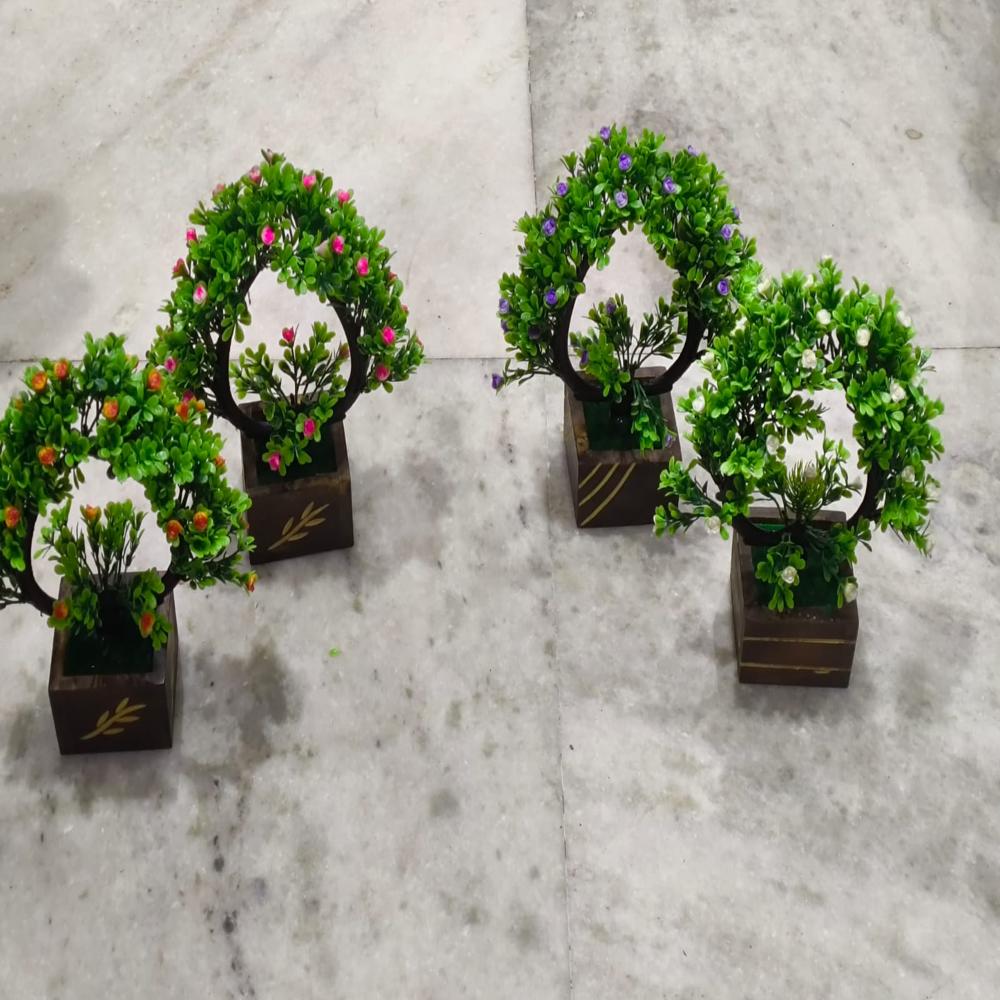 Decorative Artificial Bonsai Plants - Color: Multicolor