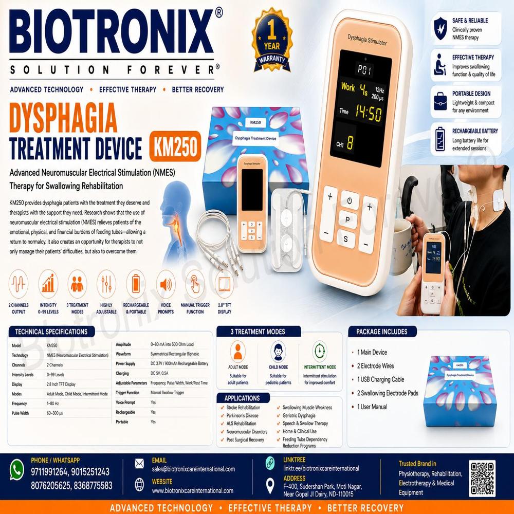KM-250 Targeted Dysphagia NMES Device