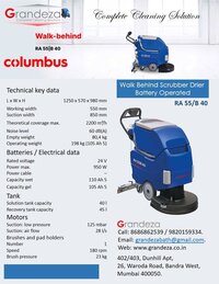 COLUMBUS Walk Behind Scrubber Drier RA 55/K 40