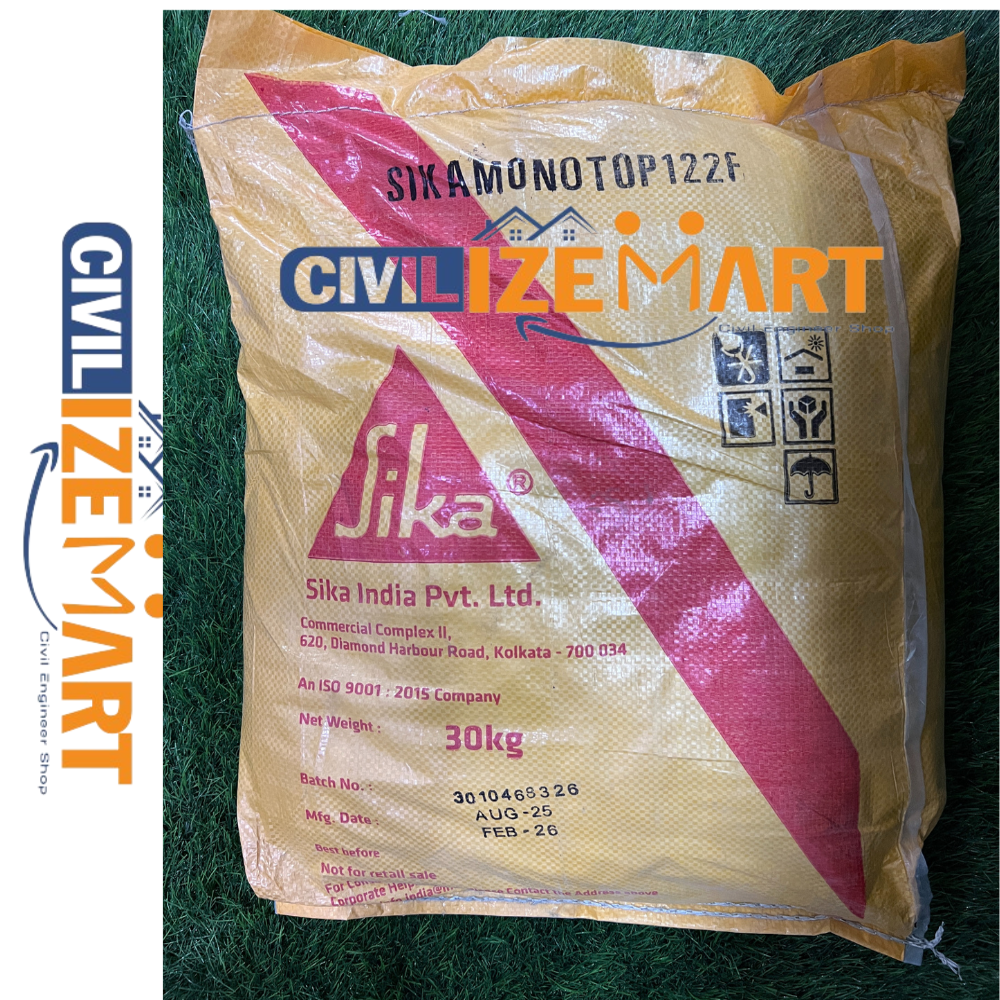 Sika Monotop 122F (30Kg) Waterproofing Chemical - Application: Structural And Cosmetic Concrete Repair