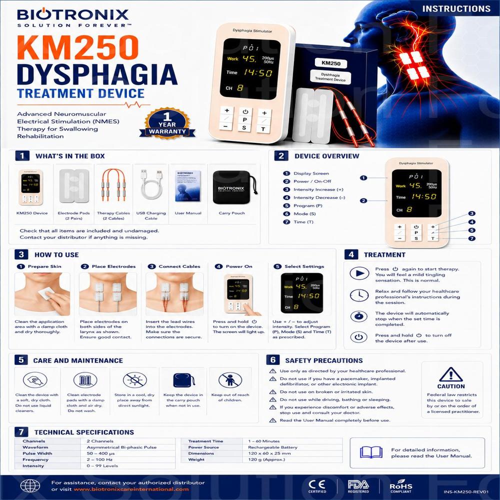 KM-250 Clinical Swallowing Rehabilitation Machine
