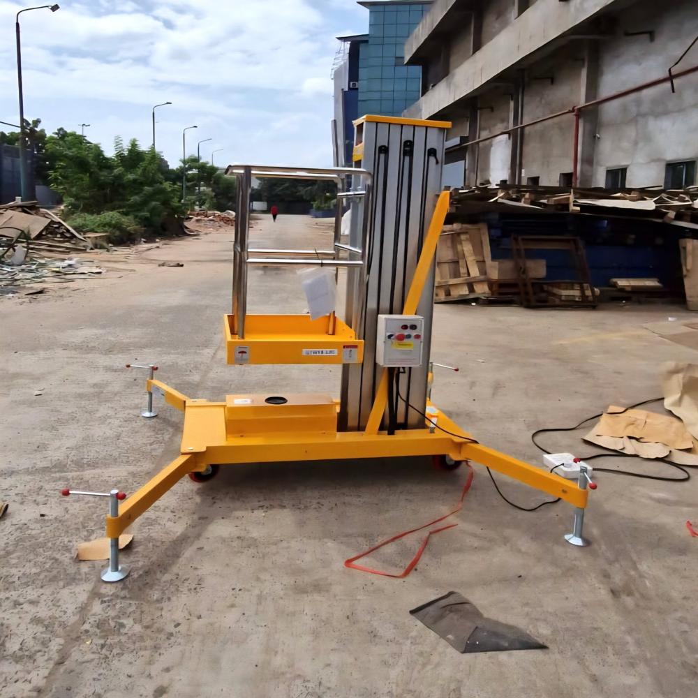 Single Mast Arial Work Platform - Feature: Compact Design