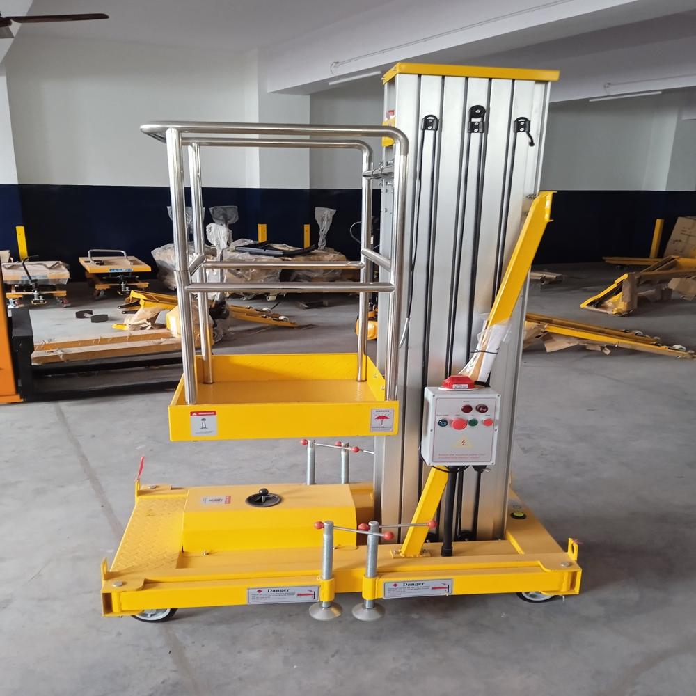 Single Mast Arial Work Platform - Feature: Compact Design