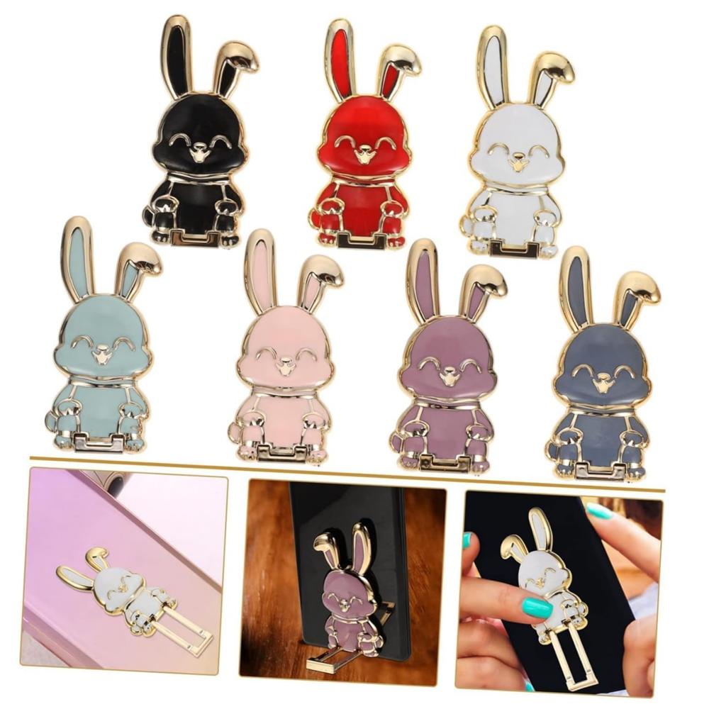 Bunny Sticky Phone Holder with Kickstand, Foldable Rabbit