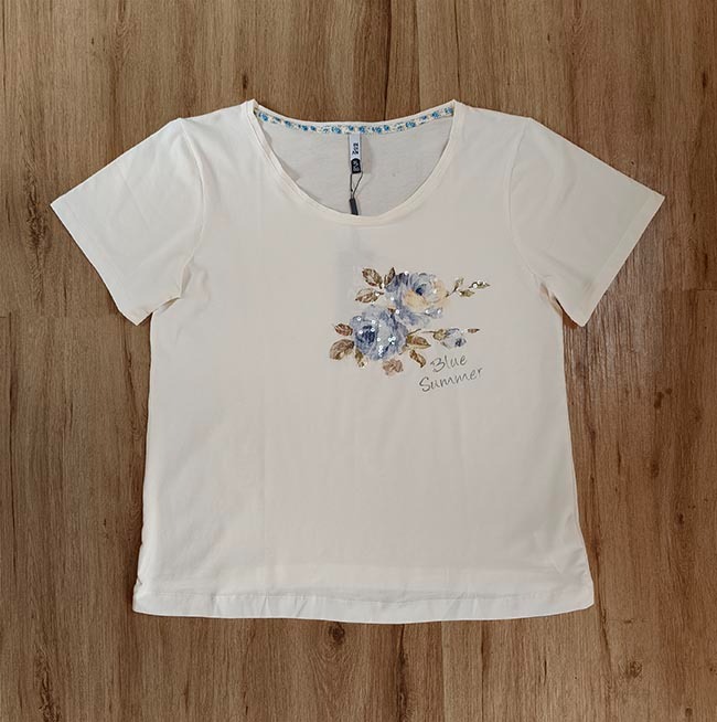 W13701 Ladies Sequined Fancy Tops