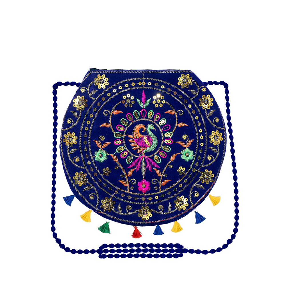 Ethnic Embroidered Sling Bag for Women & Girls