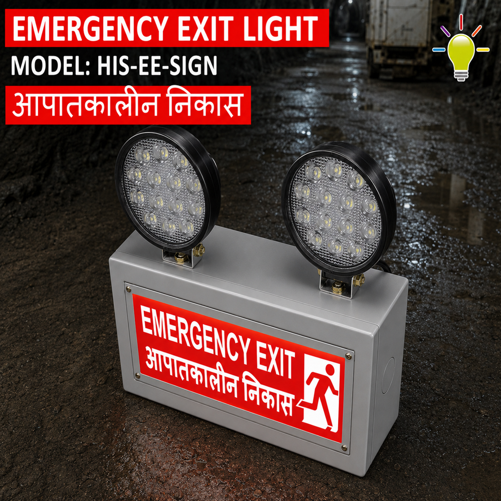 Industrial Emergency Exit Lights (HIS-EE-SING)