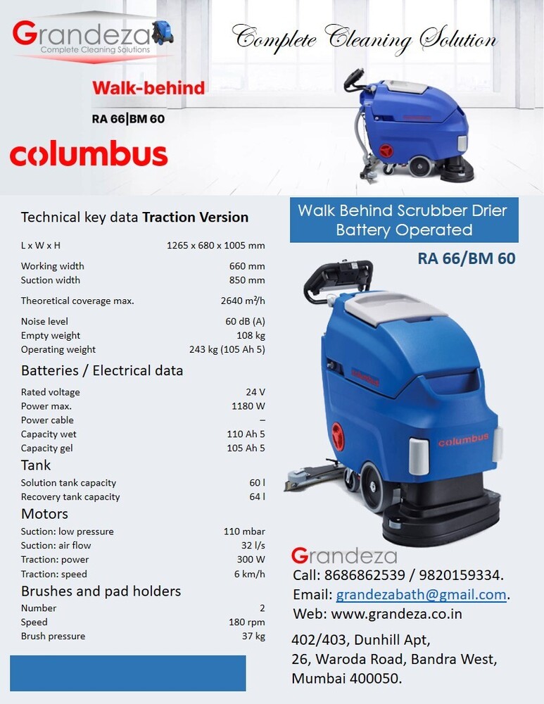 COLUMBUS Single Disk Scrubber E 400/S