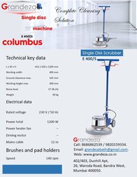 COLUMBUS Single Disk Scrubber E 430/S