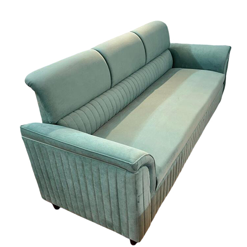 Green Color Classic Sofa Couch - Dimensions: Approx. 200 Cm (L) X 80 Cm (D) X 90 Cm (H)