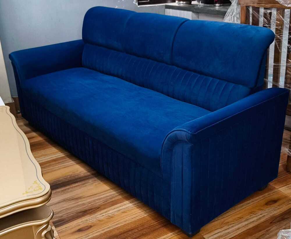 Blue Color Classic Sofa Couch