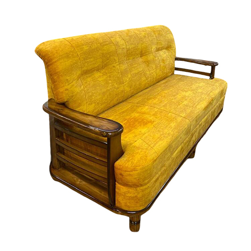 Yellow Color Steller Teak Couch - Dimensions: Approx. 72 X 30 X 36 Inches (Lxwxh)