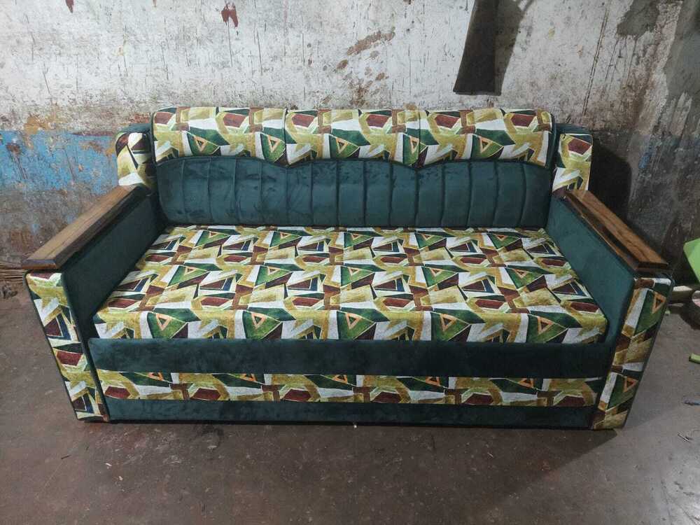 Wooden Handel Sofa Cum Bed