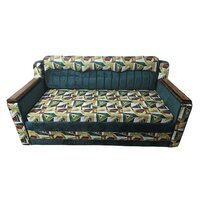 Wooden Handel Sofa Cum Bed
