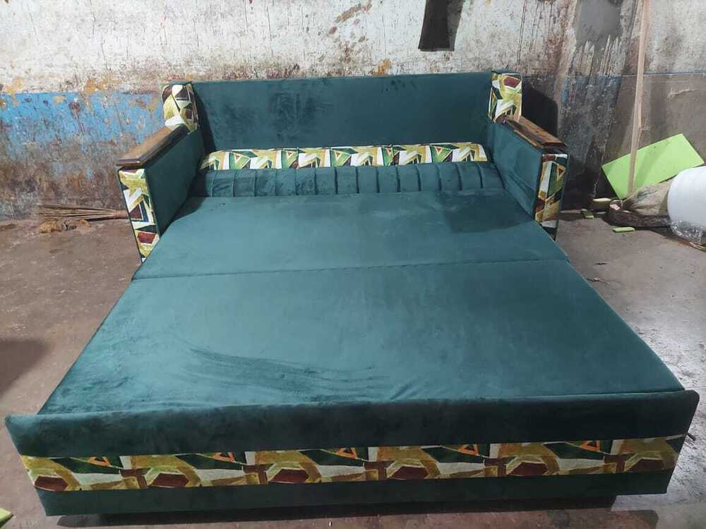 Wooden Handel Sofa Cum Bed