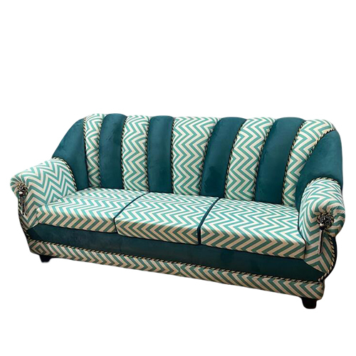 Tarsal Sofa - Color: Teal & Cream