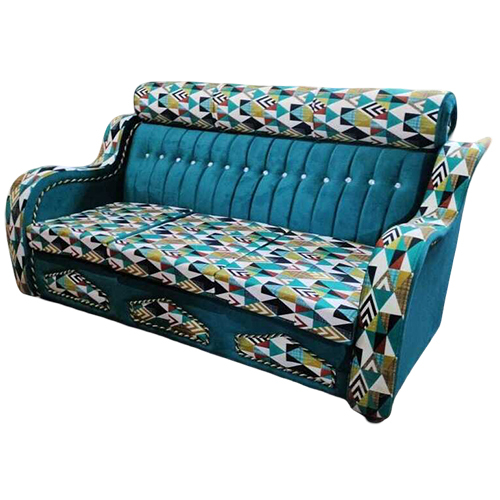 Teak Wood 3 Seater Sofa - Assembly: No Assembly Required