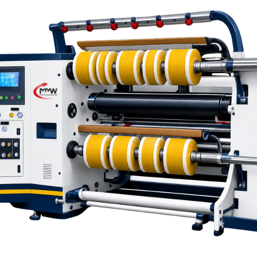 High-speed 600 Mpm Servo Cantilever Slitter Rewinder Machine - Capacity: 1500 Kg