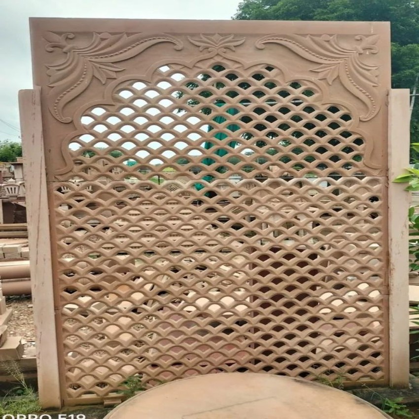 Red Sandstone Jali - Sandstone Form: Slabs