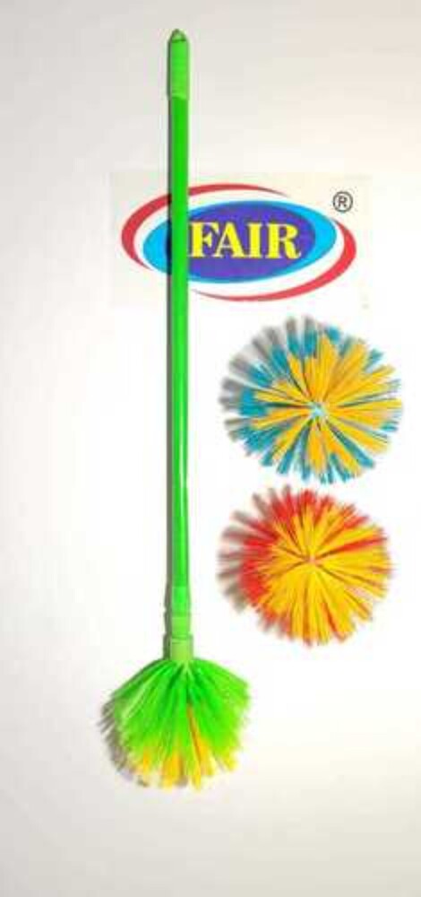 Gobhi Jala Brush - Plastic Material, Assorted Colors | Effective In Removing Roof Window Burnt & Floor Dust Easily