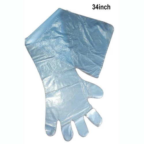 Plastic Disposable Veterinary Gloves