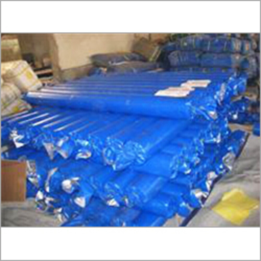 Plastic Tirpal - High Density Polyethylene, Standard Size, Blue Color | Uv Stabilized, Single Layer Design For 1-2 Person Camp Usage