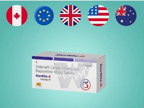 Starnite D Sildenafil Citrate Dapoxetin Tablets 100 mg