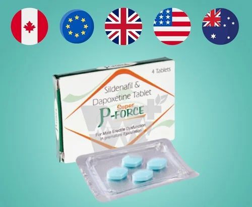 Super P- Force Sildenafil Citrate & Dapoxetine Tablets