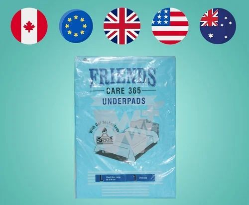 30 x Friends Underpad - Large 60cm x 90cm Pack of 1