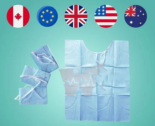 Denmax Patient Bib - Tie Type