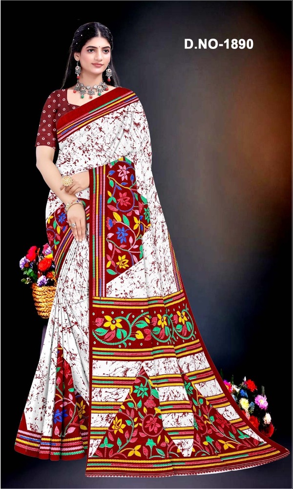 D.no-1890 Pure Silk Saree