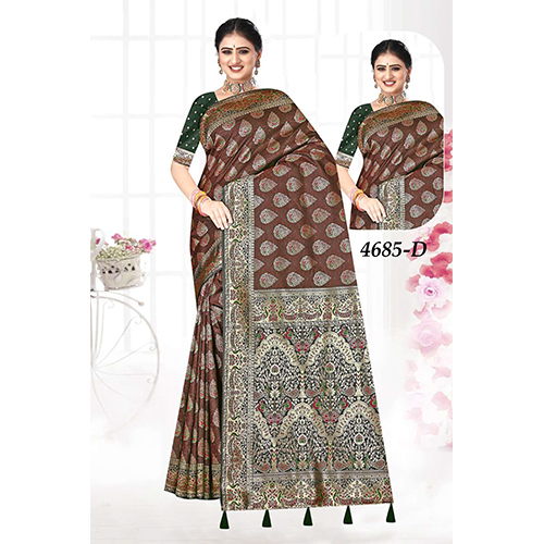D.no 4685-D Premium Tanchui Ladies Designer Saree