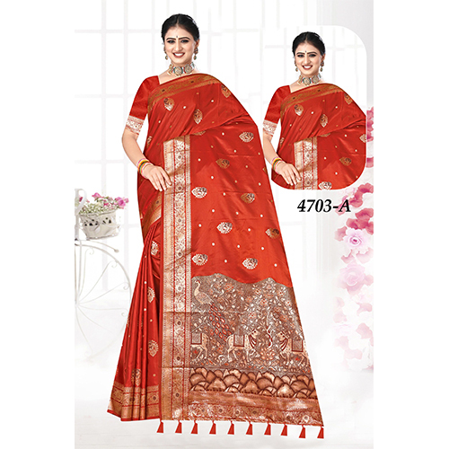 Bengal SP Satin(SATIN SILK) Ladies Saree