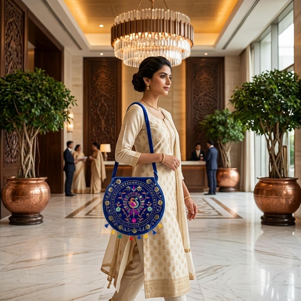 Designer Traditional Sling Bag for Women & Girls